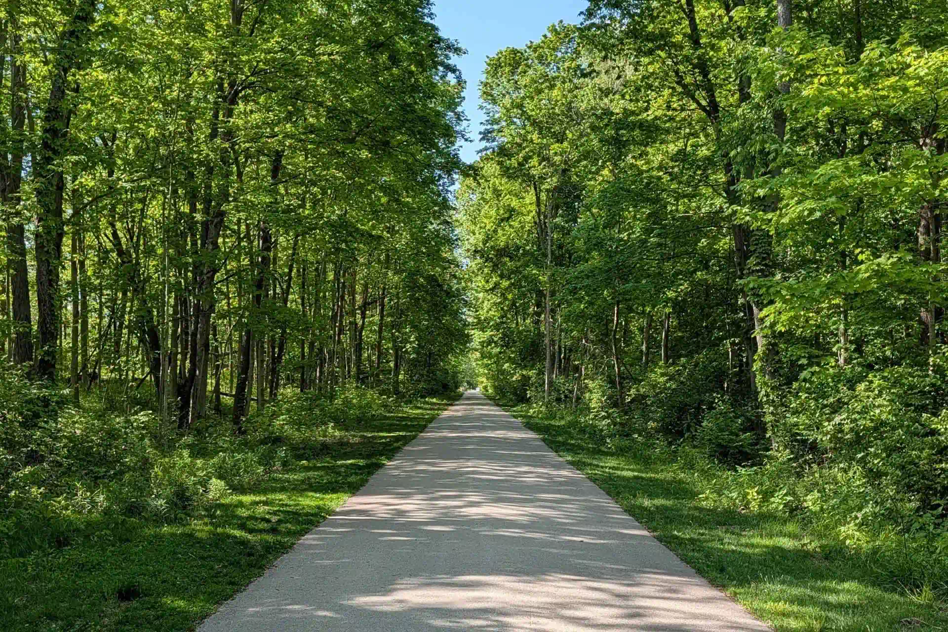Big-4 Rail Trail in Zionsville, Indiana