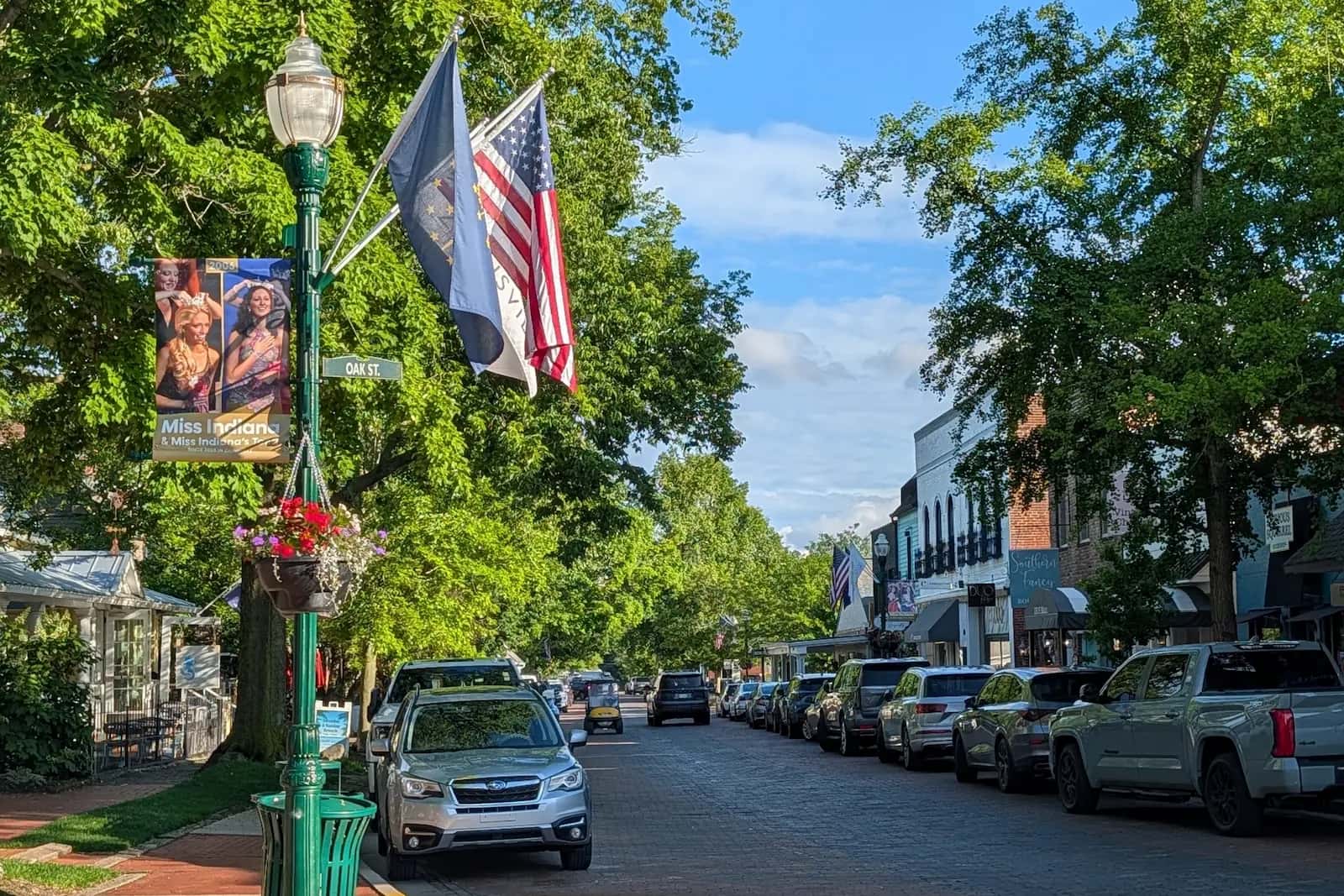 Main Street in Zionsville, Indiana